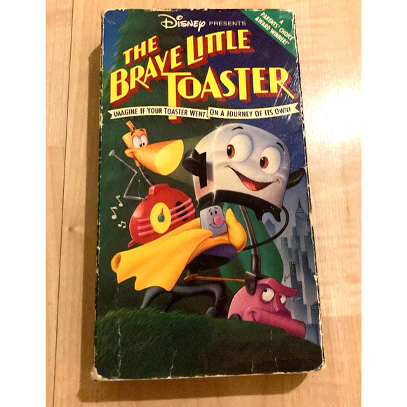 The Brave Little Toaster Slip Cover VHS & Charlotte's Web Slip Cover VHS Lot - Picture 3 of 6